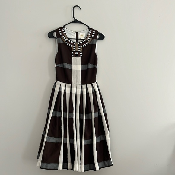 Anthro MaEVe Pleated dress - Picture 2 of 6